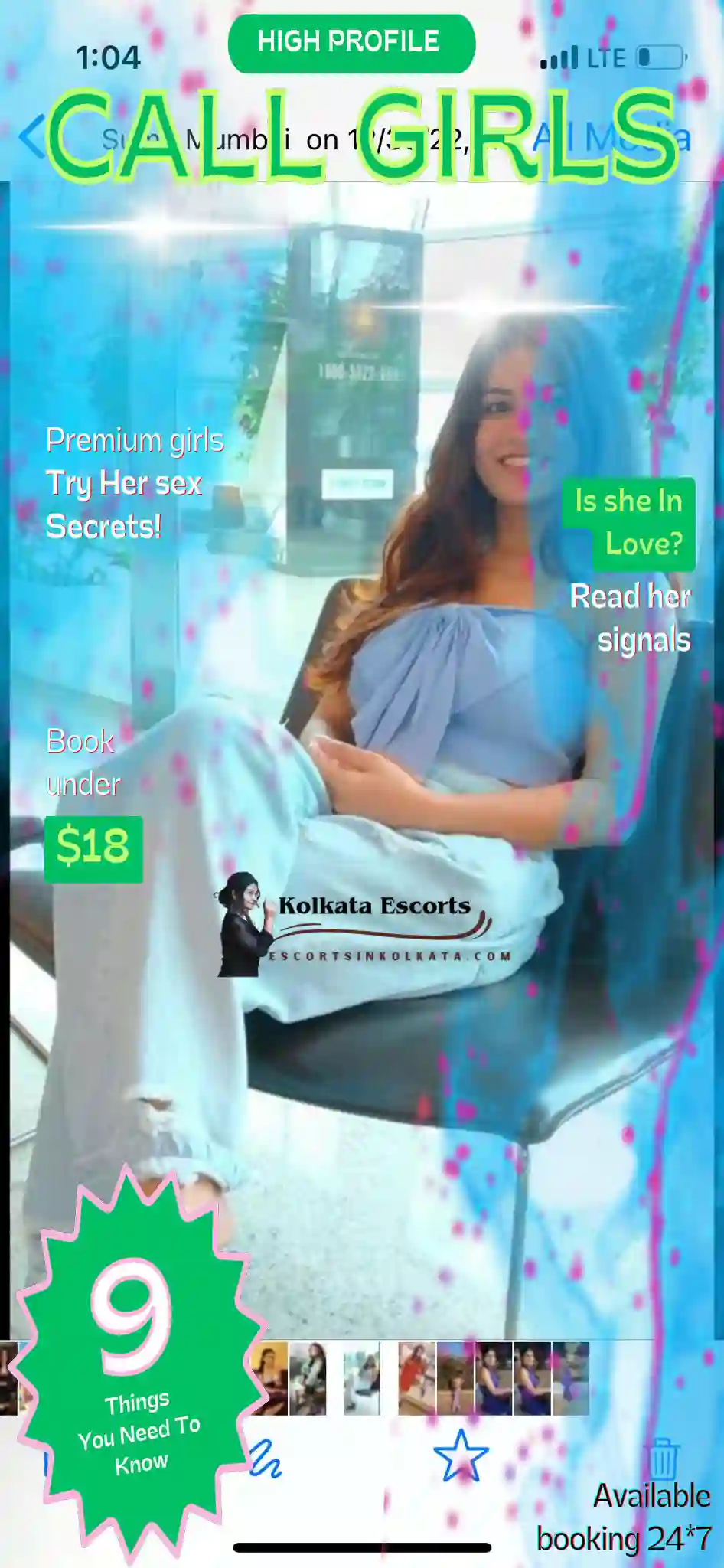 Sex services in Tollygunge