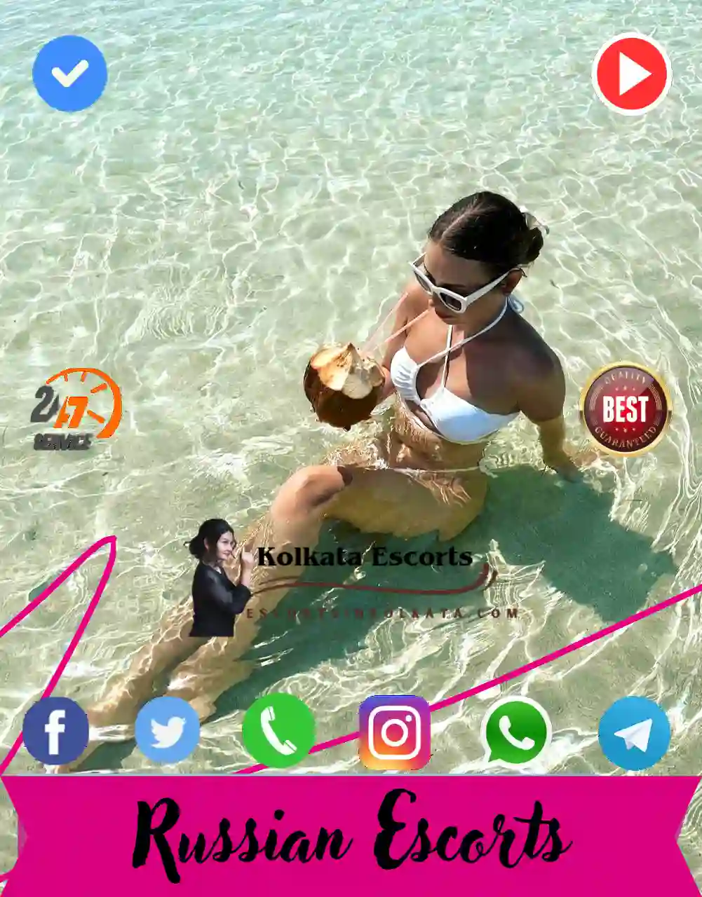 Russian girls in Kolaghat