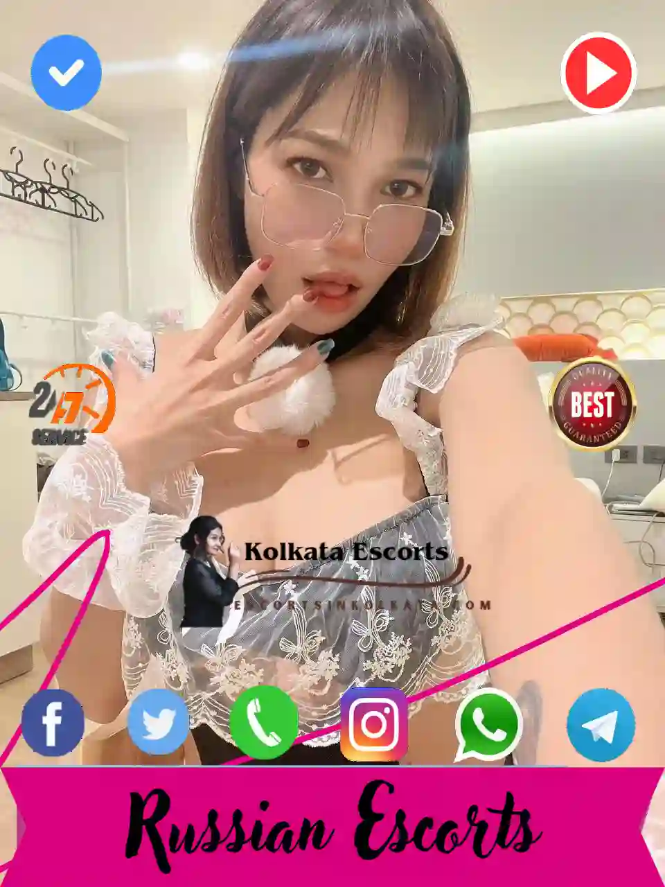 Russian girls in Chandan Nagar