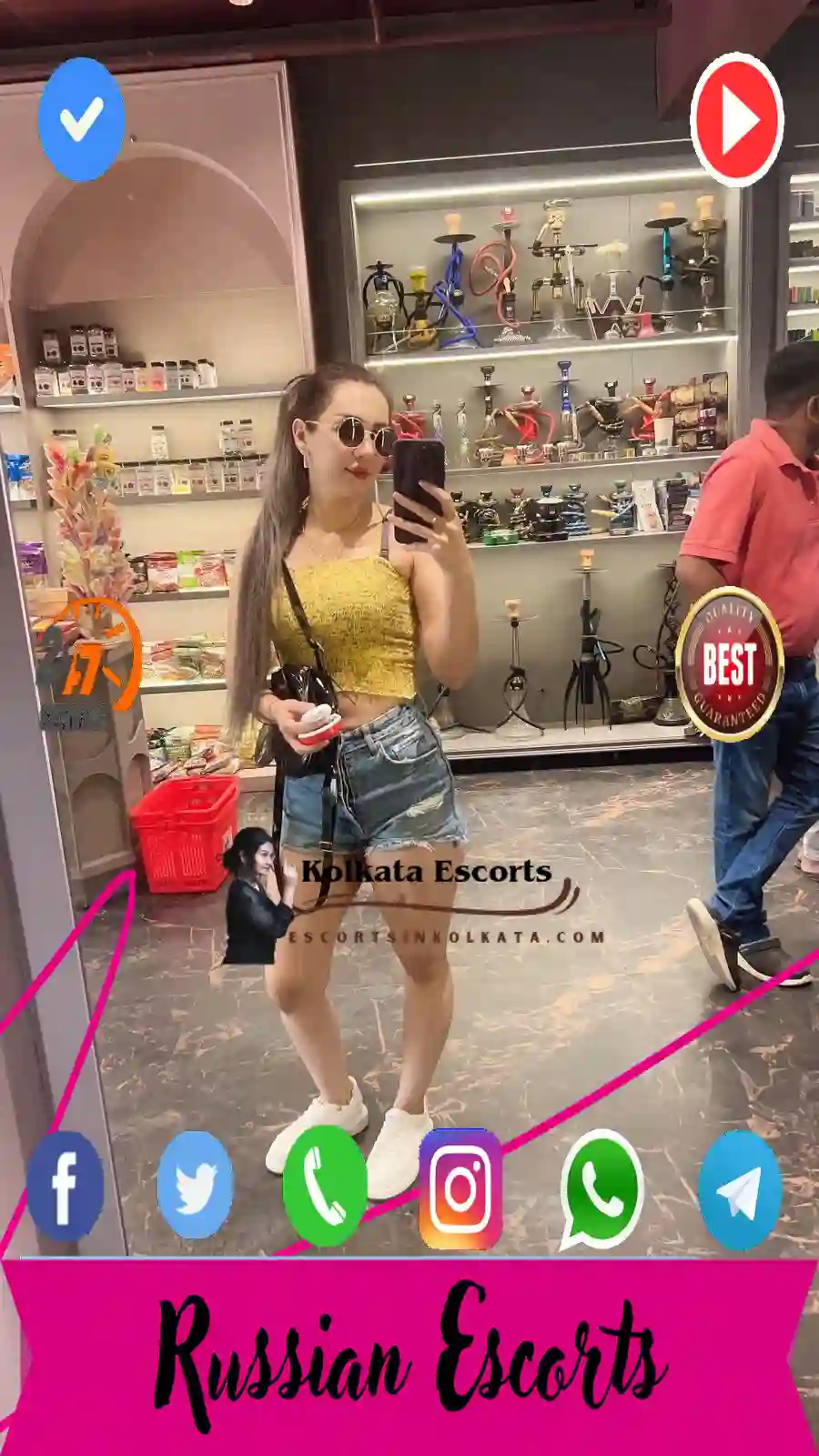 Russian girls in Chandraketu Garh