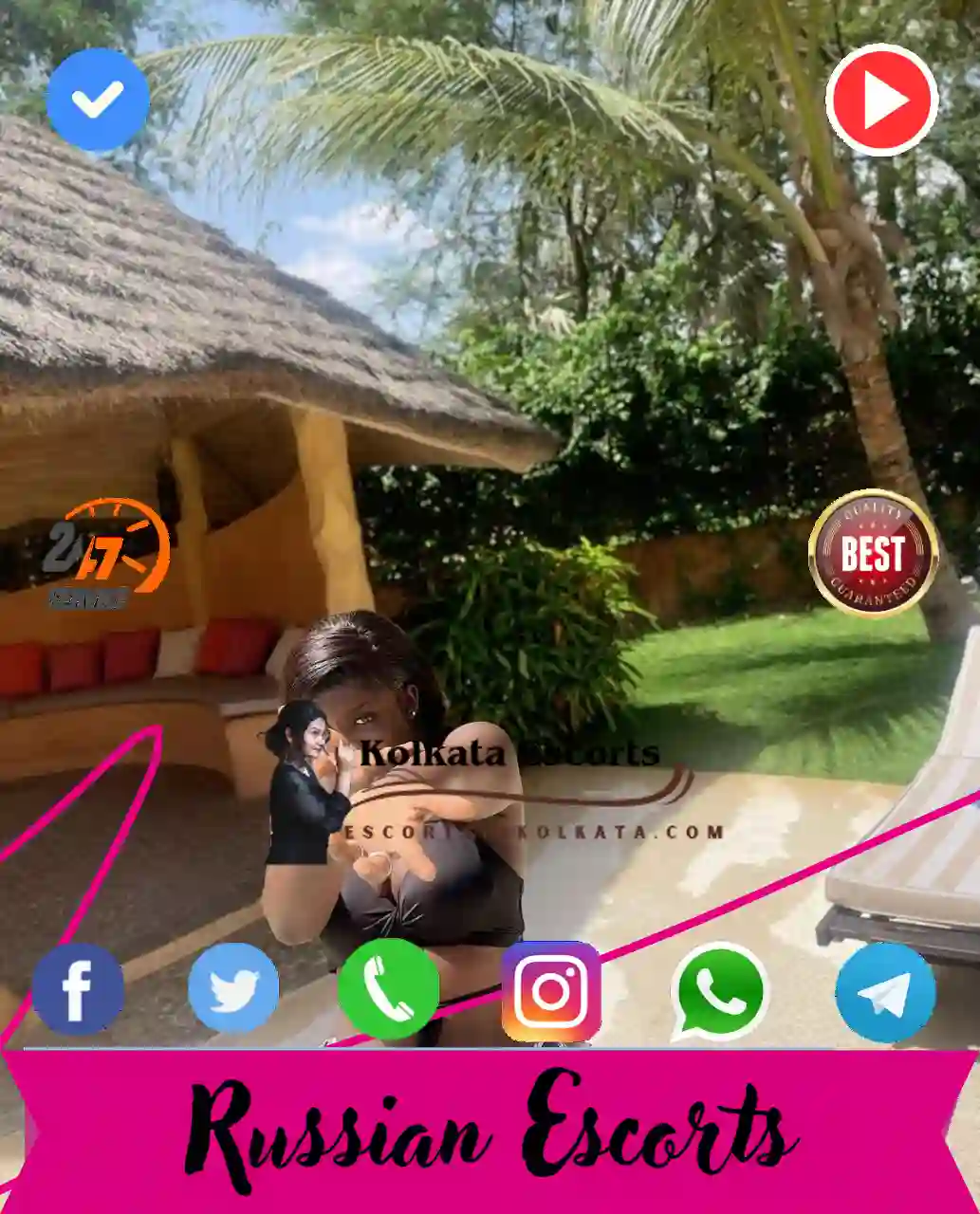 Russian girls in Chowringhee