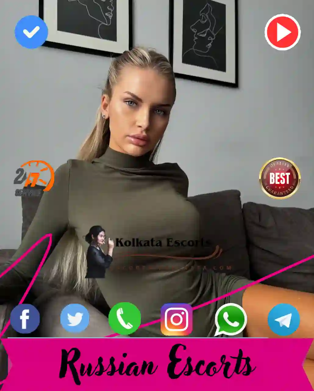 Russian girls in Diamond Harbour