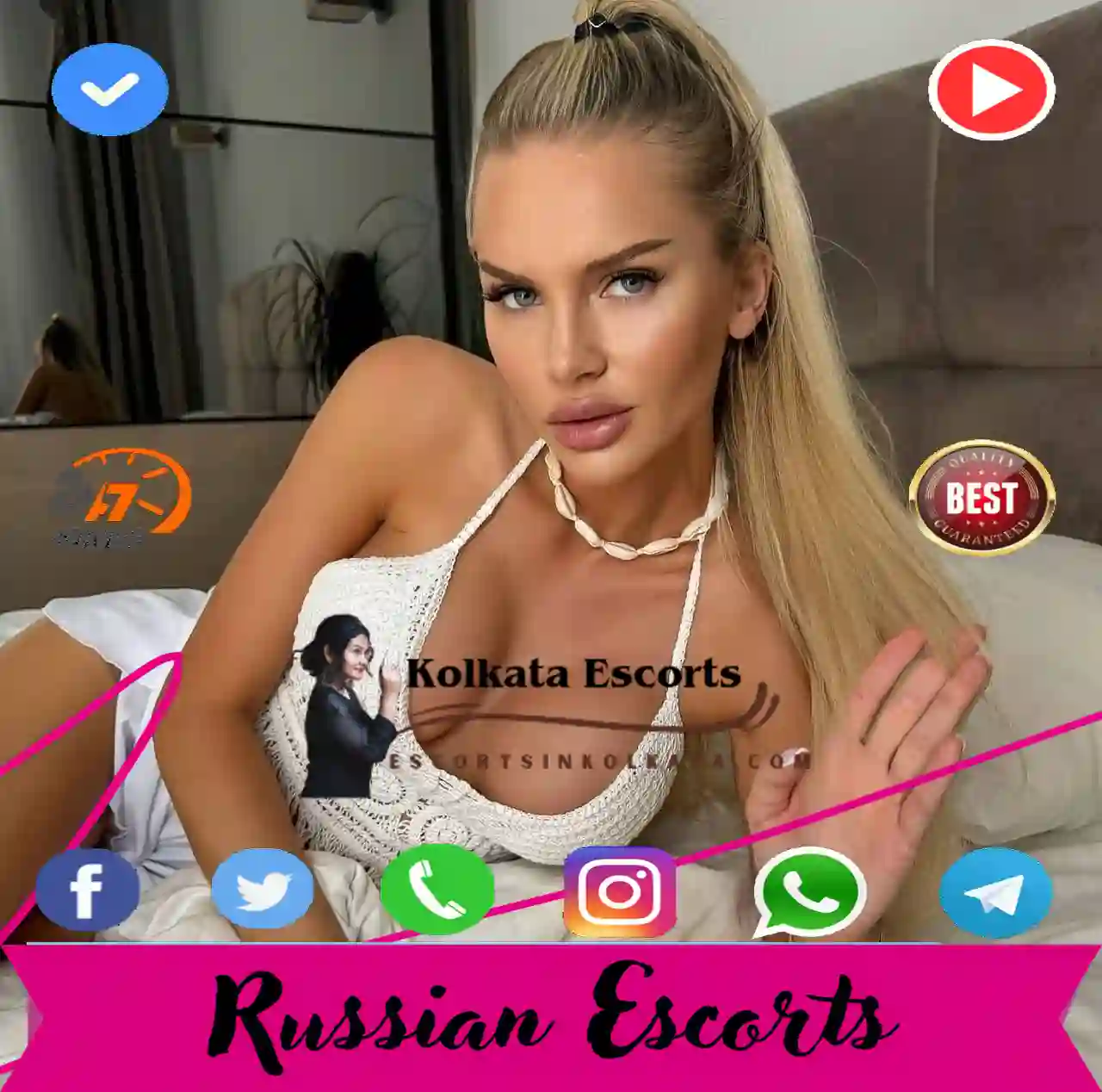 Russian girls in Diamond Harbour